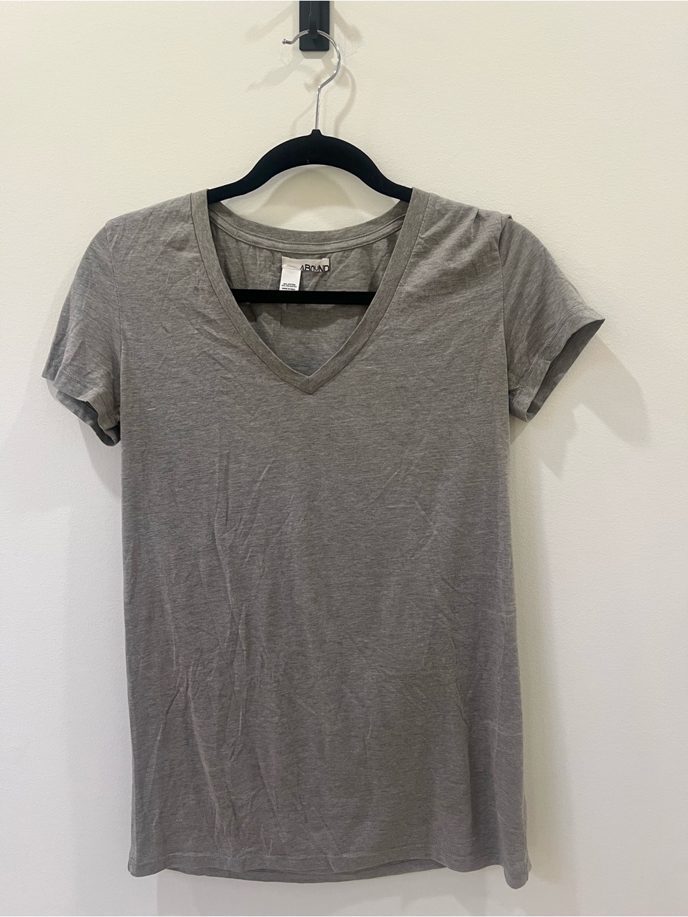 Abound Soft V-Neck Tee - Gray